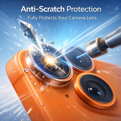 Image of Mizi 3 Pack Camera Lens Protector Designed for iPhone 17 Pro Max | iPhone 17 Pro | iPhone 16 Pro Max | 16 Pro | iPhone 15 Pro Max | 15 Pro - Clear