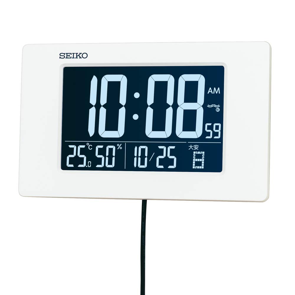 Amazon｜セイコークロック 置き時計 目覚まし時計 電波 デジタル 交流