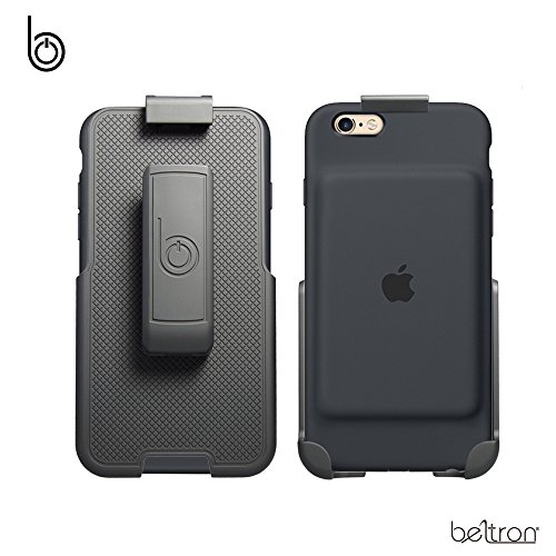 BELTRON Belt Clip Holster for the Apple Smart Battery Case - iPhone 7 (case not included) - Features: Secure Fit, Quick Release Latch, Durable Rotating Belt Clip & Built-in Kickstand