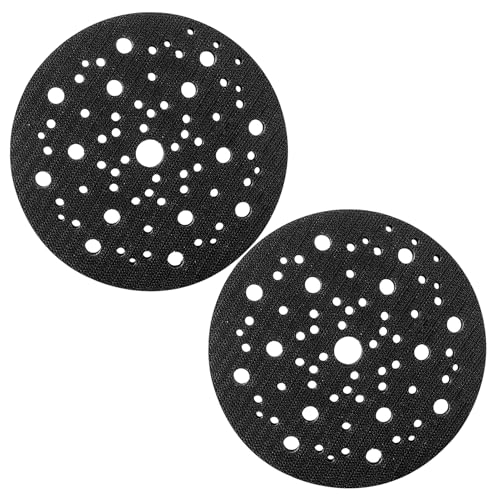 2Pcs Support de Protection 150mm 67 Trous pour Mirka CEROS DEROS 8295612111, Ponçage Auto-agrippants Plateau Pad Nylon de Interface pour Ponceuse Orbitale...