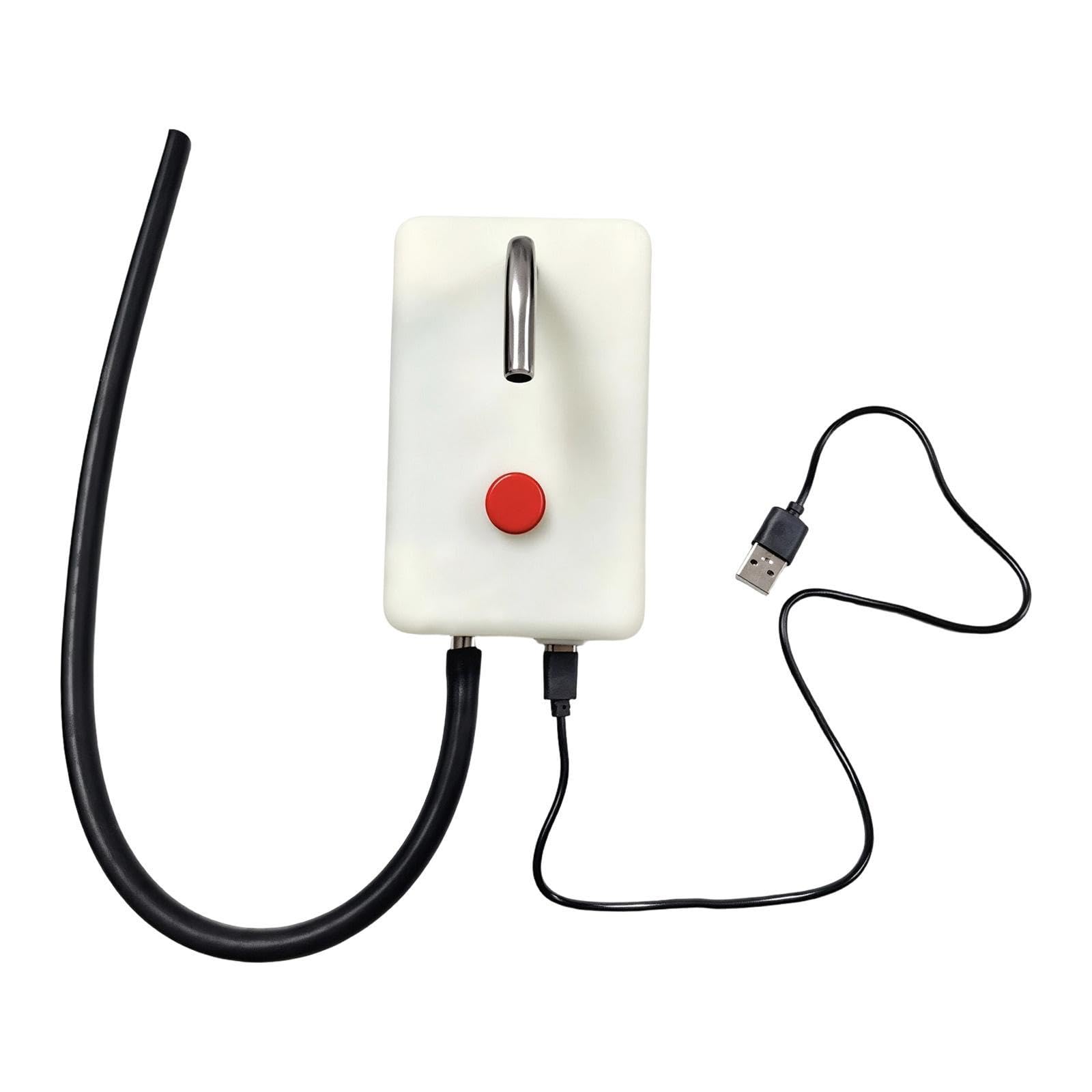 rockible Pompa Elettrica a Sifone USB con Adescamento Automatico, Pompa per Acqua Alimentare con Tubo Flessibile per La Produzione di Birra, Bevande, Grigliate