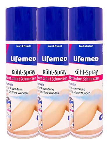 Preisvergleich Produktbild Lifemed Kühlspray transparent 3 x 100 ml