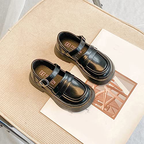 Fashion Four Seasons Children Casual Shoes Thick Bottom Non Slip Round Toe Buckle Shallow Mouth Girls Snow Boots4