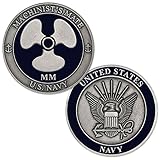 U.S. Navy Machinist's Mate (MM) Challenge Coin