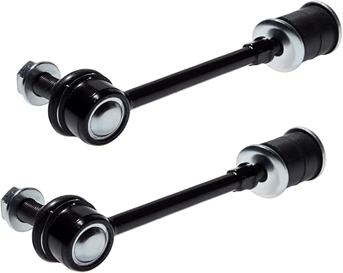 Miniatura 10 de AUQDD 2 unidades K3201 (enlace de extremo de barra estabilizadora) Enlace estabilizador delantero compatible con Je-ep Grand Cherokee 2004-1999