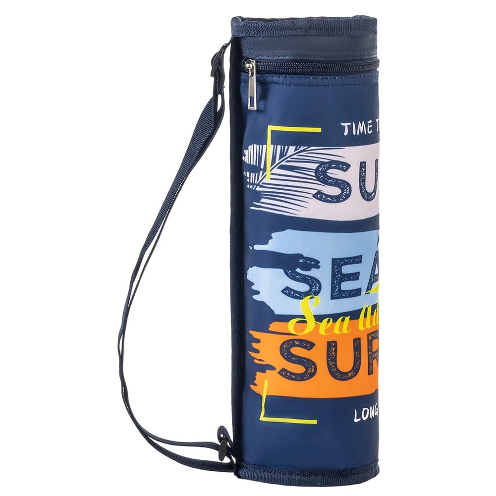 Fituenly Water Bottle Carrier Bag Case, Insulated Water Bottle Holder Pouch Cover with Adjustable Shoulder Strap, for Stainless Steel/glass/plastic Bottles, Sport Energy Drinks