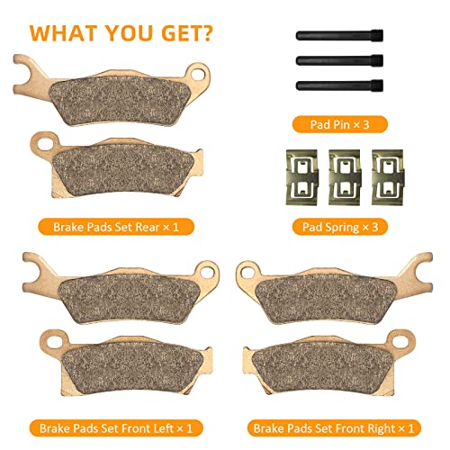 Pastilhas de freio dianteiras e traseiras sinterizadas para Can Am Outlander 450 500 570 650 800 850