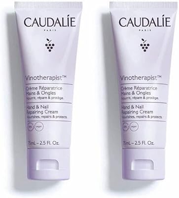 Cosmética femenina de la marca Caudalie, crema de manos, Vinotherapist Main&Ongle 2X75 mililitros