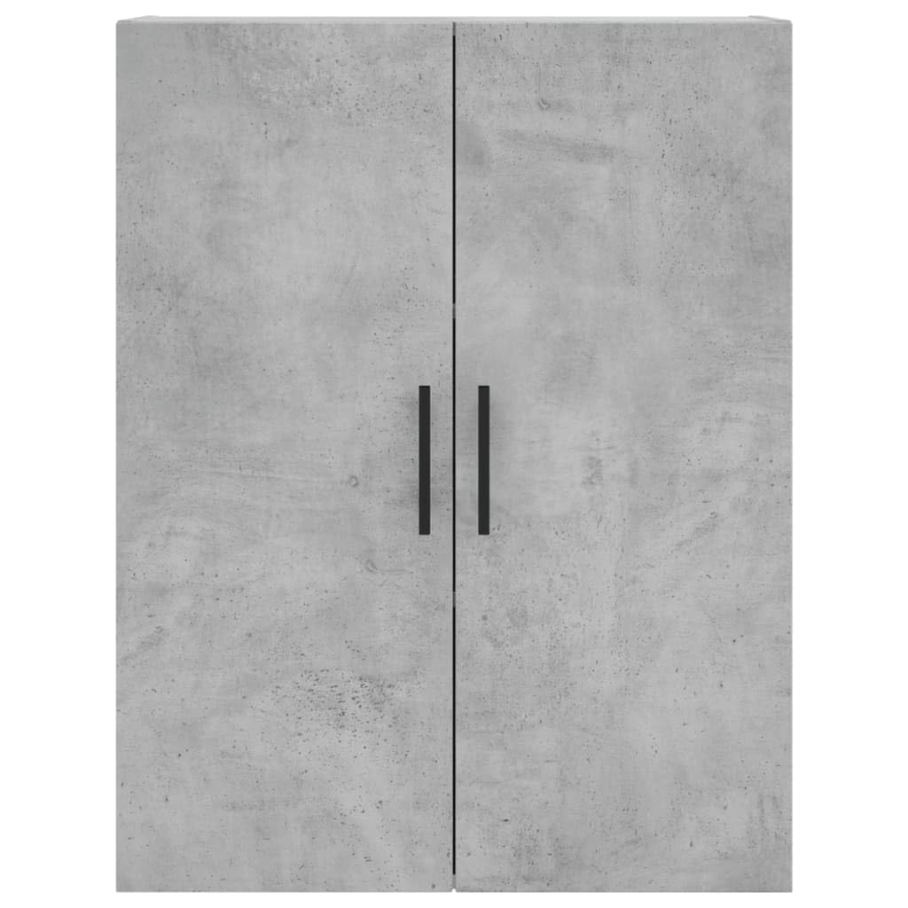 Accueil-Armoires et rangement, buffets et buffets, meuble haut béton gris 69,5 x 34 x 180 cm