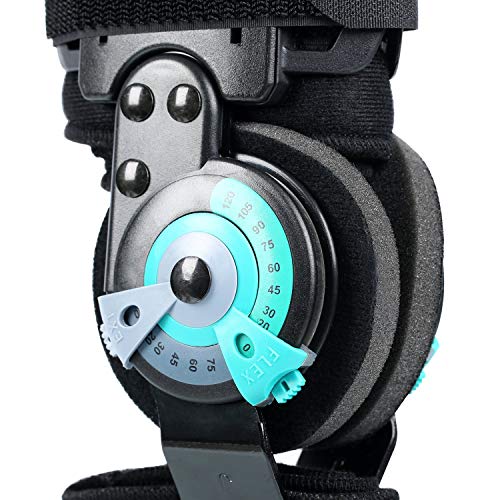 Soles Universal Hinged Knee Brace Telescoping Rom Orthosis Knee Brace, Adjustable Leg Stabilizer – Post Operative Injury Support For Acl, Pcl, Mcl Or Lcl - One Size Fits Most - Unisex #TOP5