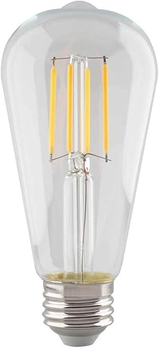 Satco Bombilla mediana S8554 con acabado claro, transparente