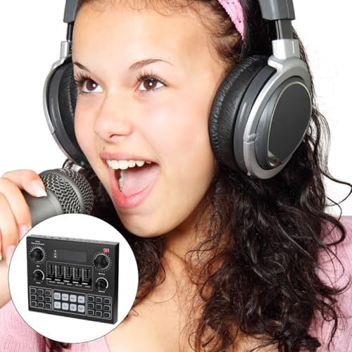 Changeur de voix portable pour streaming en direct et mixeur audio de soirée entre amis
