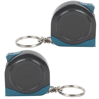 Harrier Hardware 6-Foot Long Tape Measure Keychain, 2-Pack