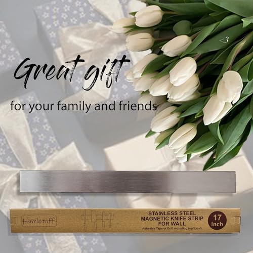 Hamletoff Magnetic Knife Strip For Wall No Drilling thumb #7