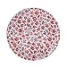 Pfaltzgraff Radiant Blossom 12 Piece Floral Stoneware Dinnerware Plate Bowl Dish Set, Service for 4, Red