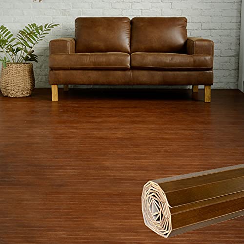 Amazon | ウッドカーペット 6畳用 江戸間6畳用 約260x350cm [ブラウン 