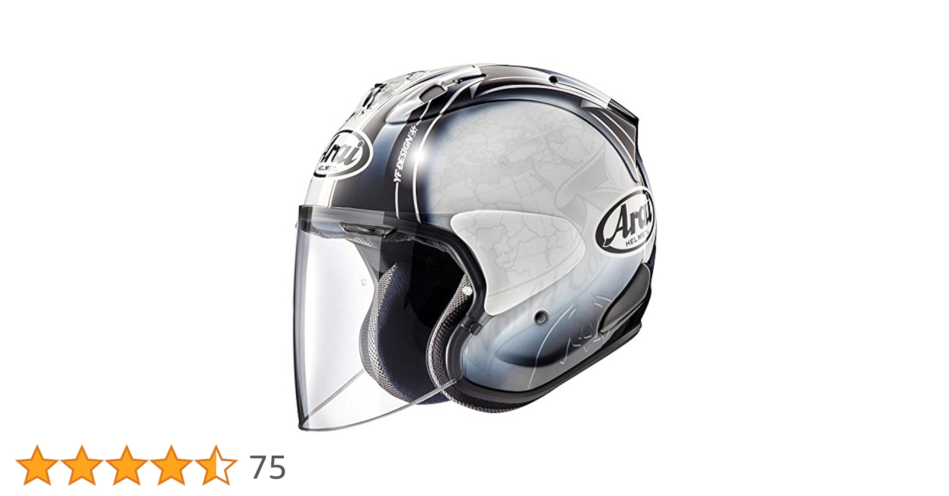 Arai バイク　ヘルメットジェットVZ-RAM HARADATOUR白61-6 Amazon | アライ(Arai) バイクヘルメット ジェット VZ-RAM PLUS