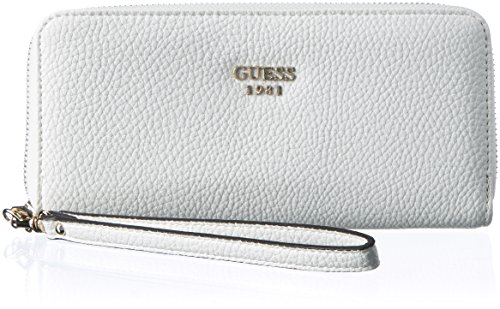Guess Cate, Portefeuilles femme, Bianco, 2x10x21 cm (W x H L)