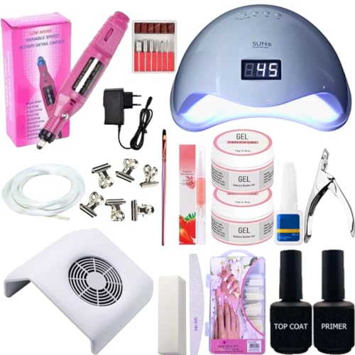 Kit de Unha Gel Acrigel Completo Unhas Cabine sun 5 ...