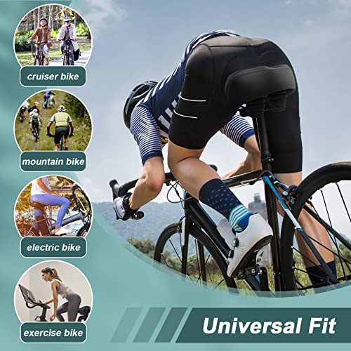 Selle de vélo surdimensionnée confortable avec suspension stable mixte - 4