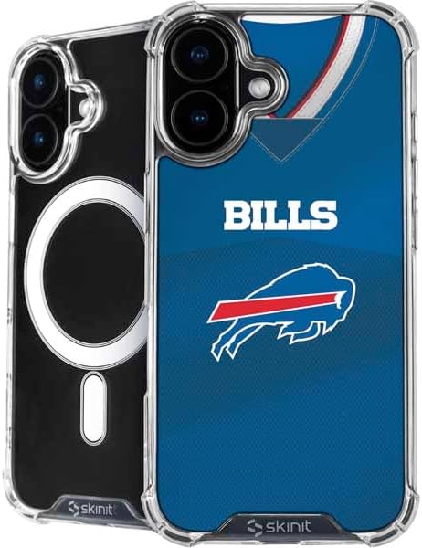 Skinit Phone Case Compatible with MagSafe iPhone 17 - Officially Licensed NFL Buffalo Bills Distressed Design