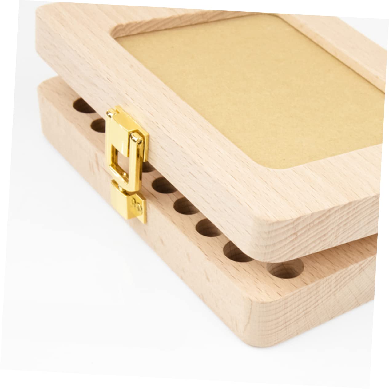 TOYANDONA Caja De Bebé Lanugo Caja De Deciduos El Regalo Regalos Infantiles Regalos De Bebé Caja De Almacenamiento De De Niño Marcos De Fotos De Madera Recuerdo De