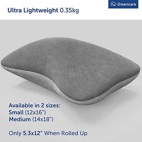 Camping Pillow, Memory Foam Travel Pillow, Camping Accessories - Small Pillow Camping Essentials Camping Pillows For Sleeping, Backpacking Pillow, Travel Pillows For Sleeping Airplane, Camping Pillows #TOP6