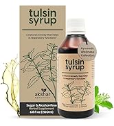 AKSHAR Ayurveda - Tulsin Syrup, Natural Cough Syrup with Licorice, Ginger, Turmeric, Basil, Malab...