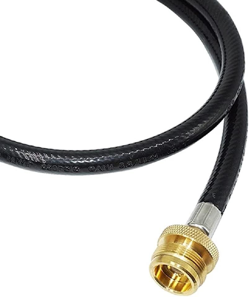 6FT Propane Adapter Hose Connector to 1 LB Portable Camp Stove 1Lb to 20Lb Replacement for QCC1/Type 1 Tank (6 Feet)