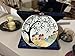 Anka Handcrafts - Ceramic Home Decors – Maidan - Handmade & Handpainted Ceramic Plates with Unique Embossed Surface – w Navy Int. Velvet Case – The Landscape Plate Set for Joyful Homes 783