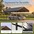 Yotila Heavy Duty Metal Carport Kit 12x20 FT, Rust-Resistant Galvanized Steel Frame Garage Canopy, All-Weather Shelter for Car, Boat & RV Storage