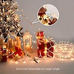 Brizled Clear Christmas Lights, 300 Count 69.6ft Incandescent White Lights String, Connectable 120V UL Certified Indoor/Outdoor White Light on White Wire for Room, Birthday, Wedding, Party, Warm White - Image 3