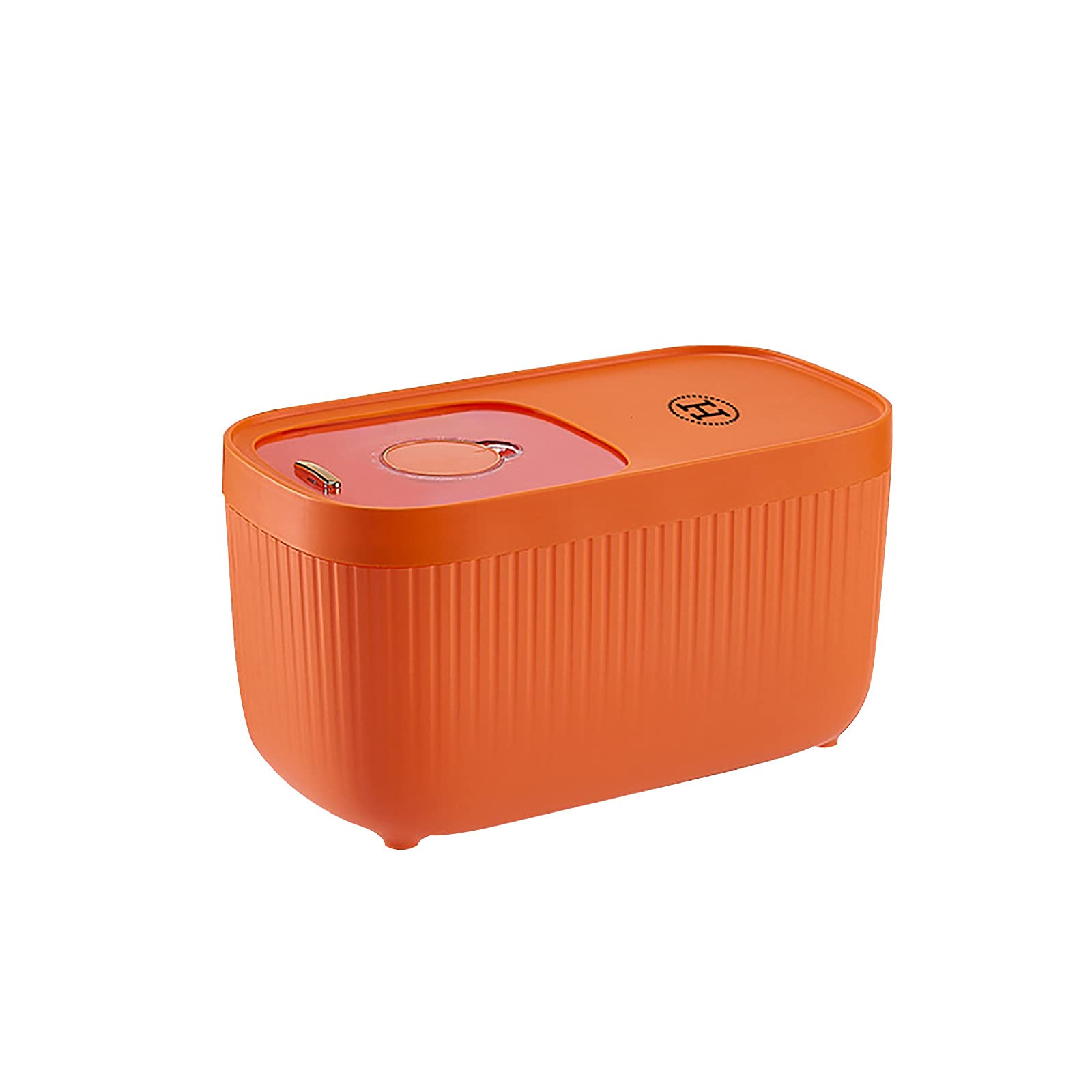 Boîte de rangement automatique pour riz 10 kg orange