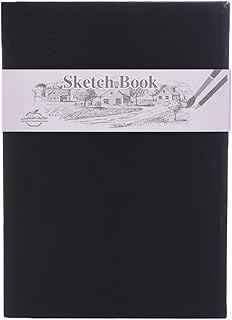 دفتر رسم مقاس A4 من المعايرجي مكون من 64 ورقة بوزن 200 جرام مصنوع من مواد متينة، مناسب للمدرسة والمنزل