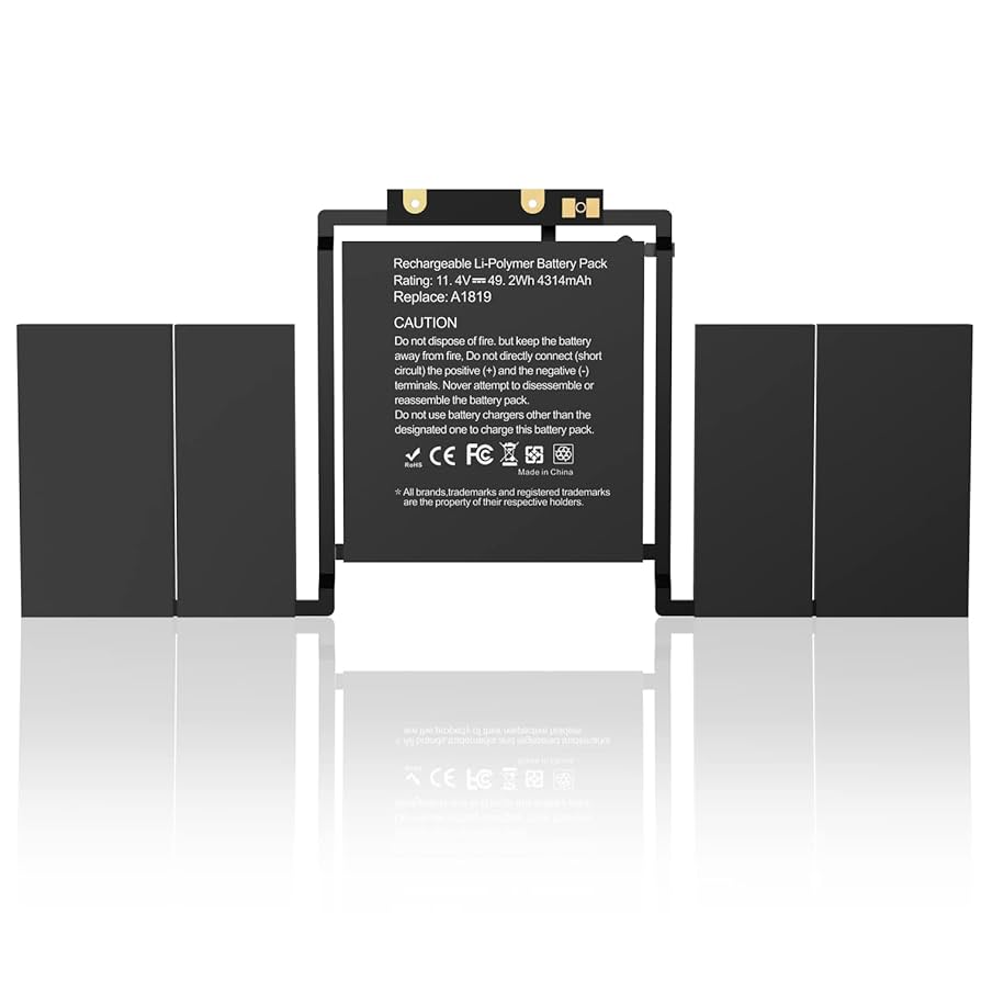 Apple - バッテリー新品・MacBook Pro 13インチ 2017 Amazon.co.jp: WorldPlus 交換バッテリー A1819 MacBook Pro 13