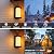 iYogaled Black Outdoor Light Fixtures Wall Mount, IP65 Waterproof Porch Lights Outdoor Wall Sconce, 2 Pack Rectangular Modern Exterior Lighting Fixtures for House Front Door,3-Color Temperature