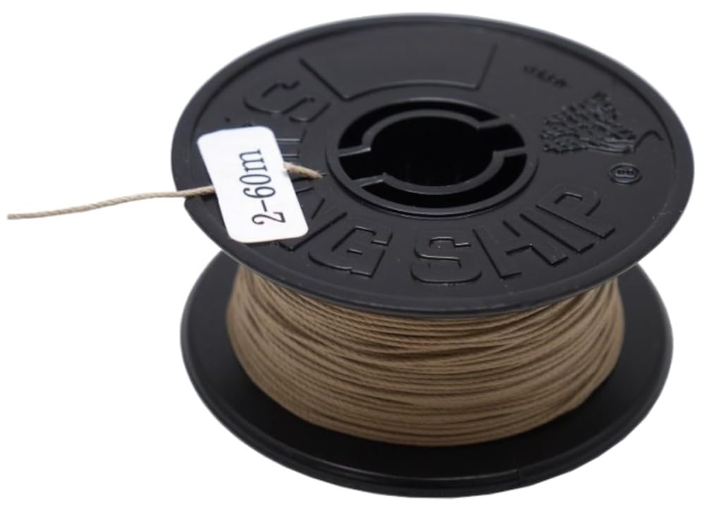 ウッディジョー(Woody JOE) 帆船パーツ No.07 綿ロープ 茶 #2 (0.6mm径/60m) ホビー用素材