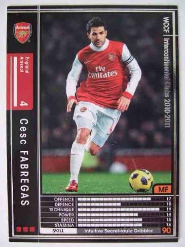 Amazon Co Jp Wccf 10 11白黒カード 041 セスク ファブレガス ホビー 通販