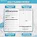 Panda Planner 2026 Undated Daily Planner 90 Day Planner – 3-Month Goal Setting & Productivity Journal – VIA Strength-Based Happiness & Organization Planner – Weekly & Monthly Agenda – 5.75