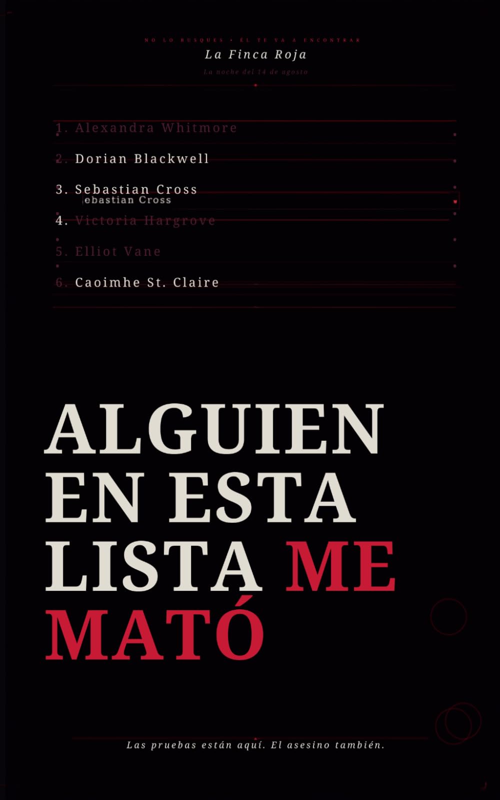 Alguien en esta lista me mató: Misterio, suspense y acertijos