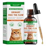 Cat Bladder Remedy for Stones & Crystals, Kidney StonesDissolver forCat- Urinary Free The Flow - Cat Urinary Tract Infection Treatment for Stones, Herbal CatUTI Remedy for Stone Relief & Prevention