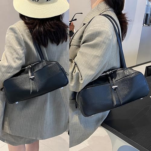 DAILANDO Genuine Leather Shoulder Bag for Women, Medium Designer Top Handle Purses2