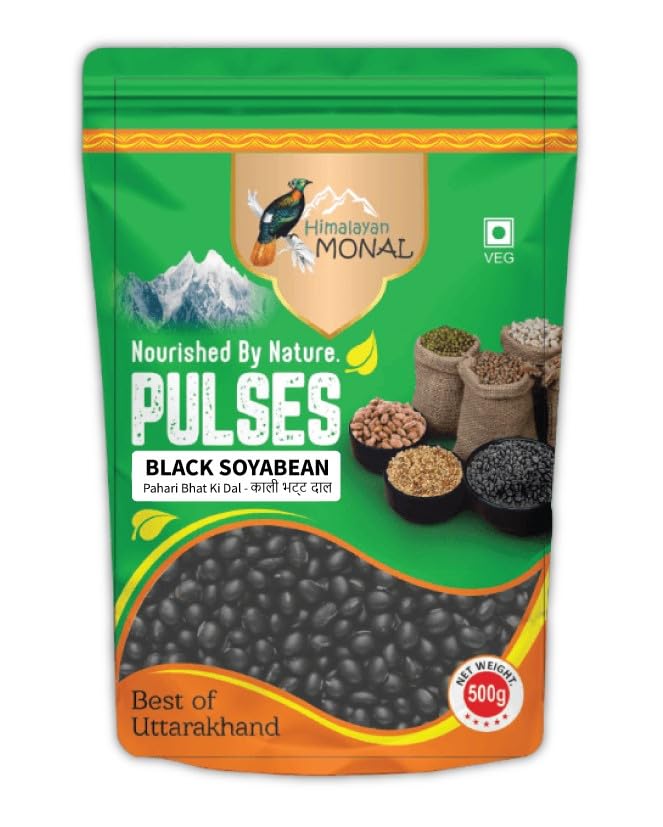 Himalayan Monal-Soybean Black-500gms/Organic Pahadi Kali Bhatt Dal/Product of Uttarakhand by Local Farmers (B0DFYMRDV3) Amazon Price History, Amazon Price Tracker
