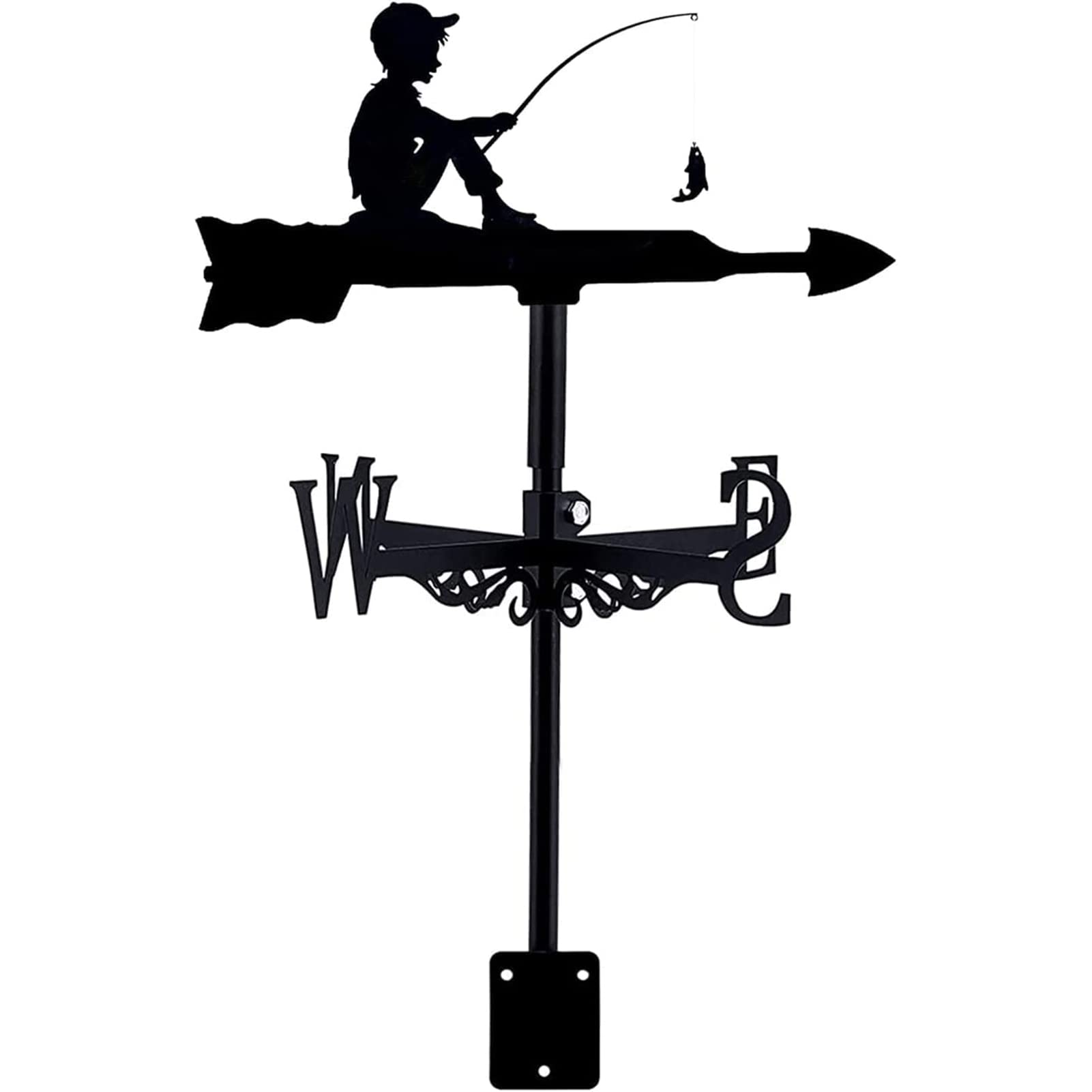 Girouette de jardin pour toit, indicateur de vent précis