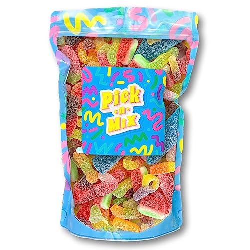 Fizzy Sweets Pick and Mix – Fizzy/Sour Sweets Classic Retro Pick n Mix Candy Selection – Sour Sweet Mix By The Sweet Treat Gifting Co.