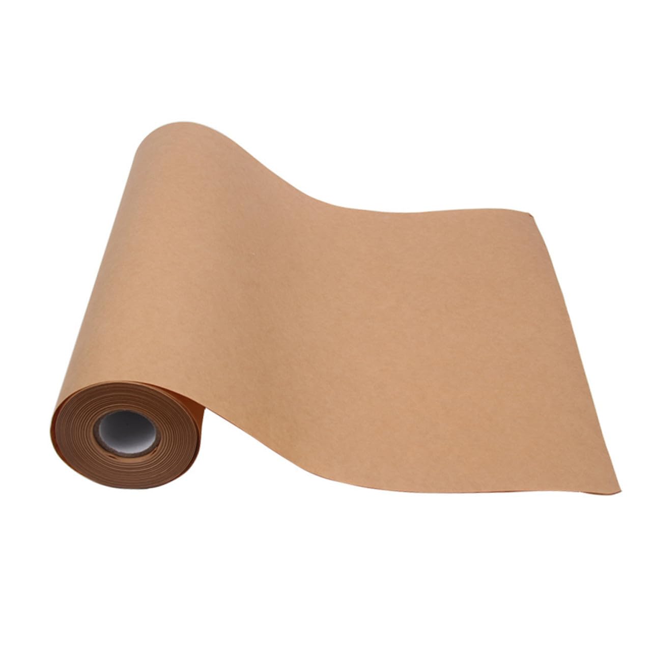 HOODANCOS Papel Kraft para Embalaje y Papel Decorativo para Manualidades, Uso Versátil para Envolver Regalos y Ramos, Rollo de 0,45x30 M en Color Marrón, Adecuado para Proyectos DIY