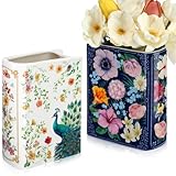 Photo Gallery uiifan 2 vasi in ceramica a forma di libro, piccoli vasi decorativi per mamma, graziosi vasi di fiori, decorazione per la casa, libreria, tavolo da pranzo, scrivania, ufficio, decorazione per la casa Photo Gallery uiifan 2 vasi in ceramica a forma di libro, piccoli vasi decorativi per mamma, graziosi vasi di fiori, decorazione per la casa, libreria, tavolo da pranzo, scrivania, ufficio, decorazione per la casa
