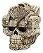 Ebros Aztec Empire Emperor Montezuma Skull Statue Tenochtitlan King Moctezuma I Halloween Skeleton Cranium Head Figurine