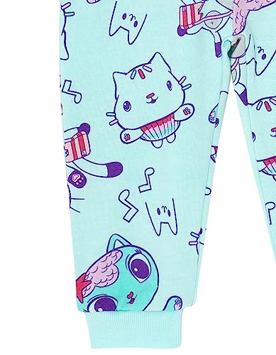 Dreamworks Gabby's Dollhouse Pandy Paws Cakey Cat MerCat Girls Fleece Zip Up Coverall Toddler to Little Kid4