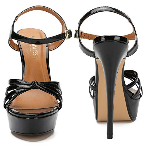 MAIERNISI JESSI Unisex Men's Women's Flatform Stiletto High Heel Strapy Slingback Sandals4
